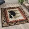 Flash Furniture 4' x 5' Brown Rustic Bear and Cub Olefin Area Rug KP-RGB3940-45-BN-GG - alternate 4